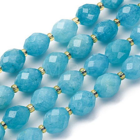 Natural White Jade Beads Strands G-D305-B01-01B-1