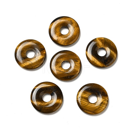 Natural Tiger Eye Pendants G-I331-01M-1