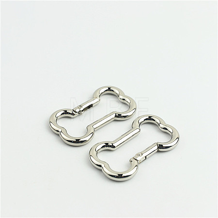 Zinc Alloy Buckle Ring PURS-PW0001-415P-1