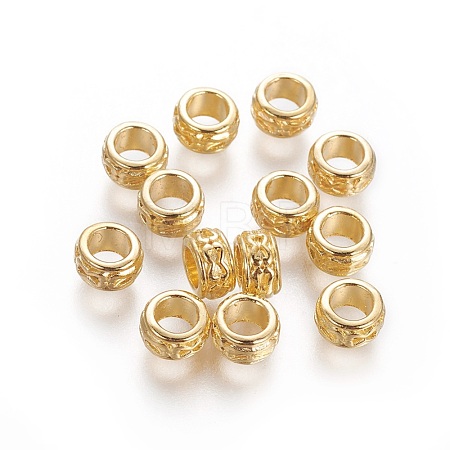 Tibetan Style Alloy Beads TIBEB-LF0928Y-G-1