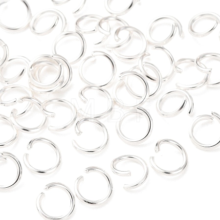 Brass Open Jump Rings KK-G604-08S-17-1