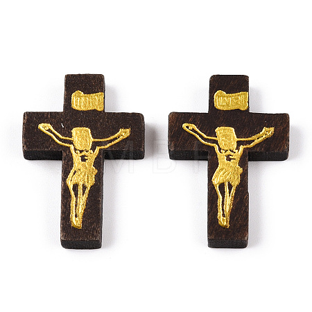 Printed Wooden Pendants WOOD-S050-35A-03-1