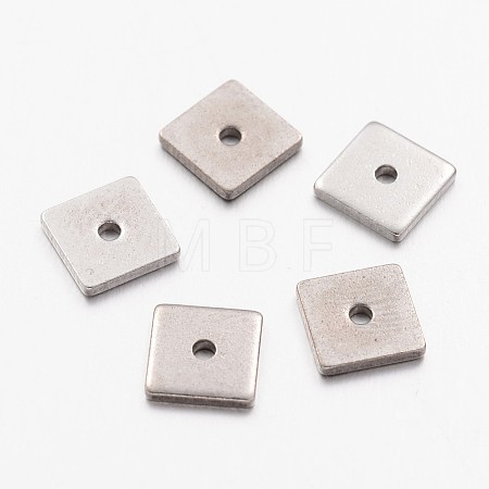Non-Tarnish 304 Stainless Steel Spacer Beads STAS-E134-4mm-19P-1