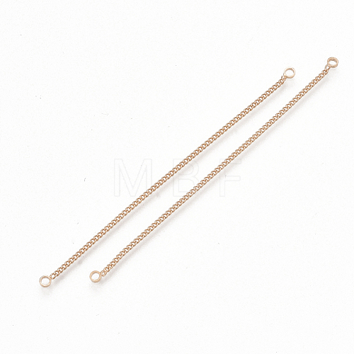 Brass Chain Links connectors KK-T044-01RG-1