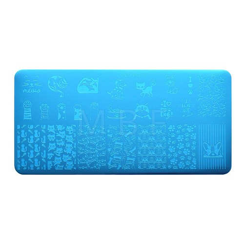 Stainless Steel Nail Art Stamping Plates MRMJ-S048-007-1