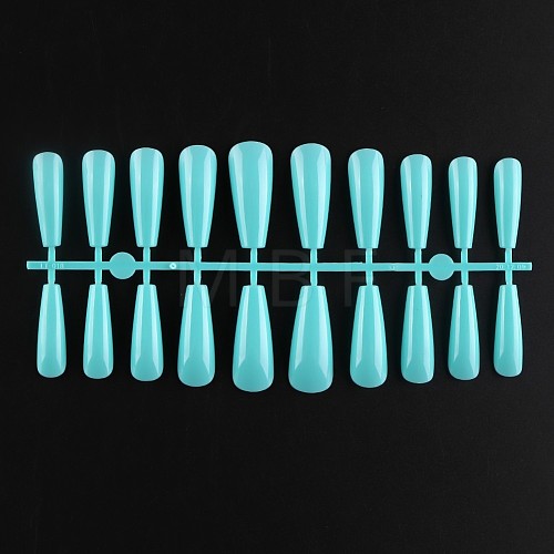 Solid Color Plastic Seamless Toe False Nail MRMJ-R106-TBL016-1