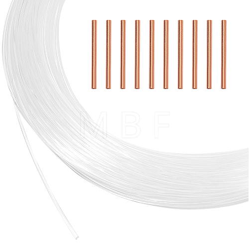Transparent Round Nylon Bonings FIND-BC0003-53-1