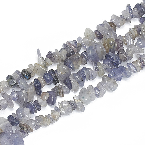 Natural Iolite Beads Strands X-G-S314-10-1