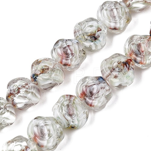 Handmade Lampwork Beads Strands LAMP-T021-26D-1