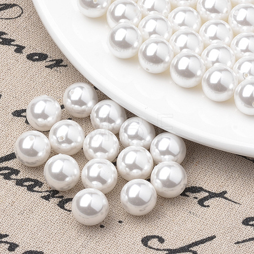 Eco-Friendly Plastic Imitation Pearl Beads Strands X-MACR-S285-6mm-04-1