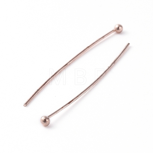 Brass Ball Head Pins KK-TAC0002-20RG-1