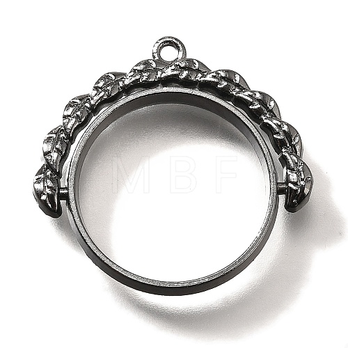 Alloy Open Back Bezel Pendants PALLOY-I223-17B-1