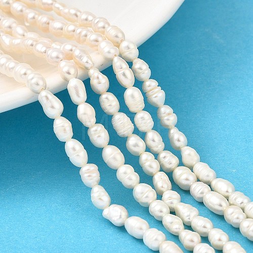 Natural Cultured Freshwater Pearl Beads Strands PEAR-I007-01Q-01A-1