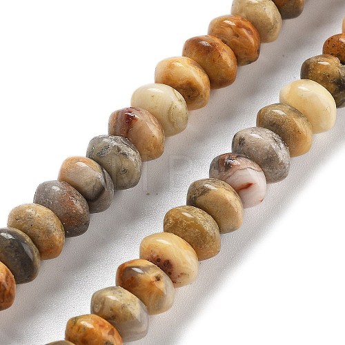 Natural Crazy Agate Beads Strands G-P559-A05-01-1