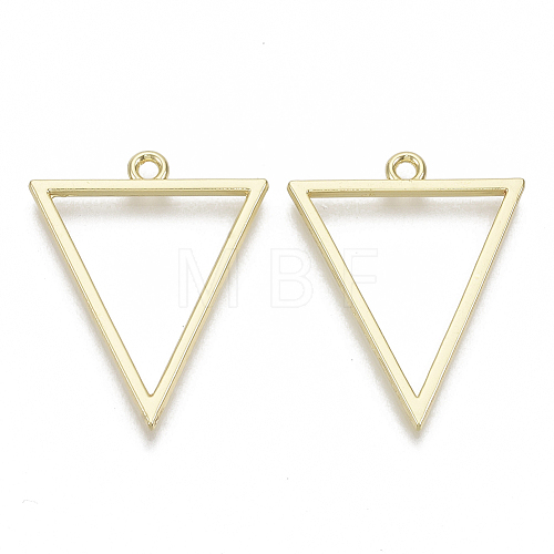 Alloy Open Back Bezel Big Pendants PALLOY-S132-007-1