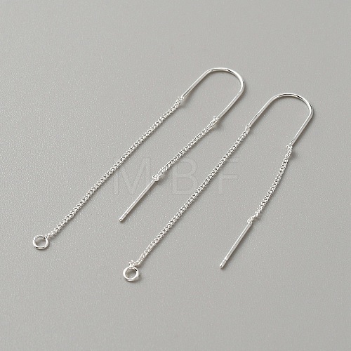 Alloy Stud Earring Findings FIND-WH0110-381S-1