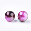 Rainbow ABS Plastic Imitation Pearl Beads LS-X-OACR-Q174-4mm-12-2