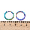 202 Stainless Steel Huggie Hoop Earrings EJEW-F111A-18mm-RC-5