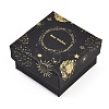 Gold Stamping Planet Cardboard Jewelry Packaging Boxes CON-T002-01A-1