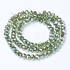 Electroplate Glass Beads Strands EGLA-A034-T2mm-C05-2