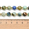 Natural Chrysocolla and Lapis Lazuli Beads Strands GG-CBA3921-B07-8mm-4