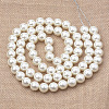 Eco-Friendly Plastic Imitation Pearl Beads Strands X-MACR-S285-8mm-05-2