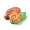 Autumn Theme Opaque Resin Cabochons LS-CRES-A055-01G-2