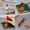 Raw(Unplated) Wax Seal Brass Blank Stamp AJEW-CP0007-44B-6