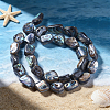 1 Strand Natural Abalone Shell/Paua Shell Beads Strands SSHEL-PA0001-03-4