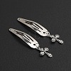 Alloy Snap Hair Clips PW-WG99FF8-03-1