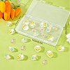 30Pcs 3 Style Transparent Acrylic Enamel Beads OACR-SC0001-13-6