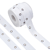 BENECREAT 8 Yards Cotton Twill Tape Ribbons with Stainless Steel Eyelets OCOR-BC0006-43B-1