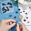 Unicraftale DIY Blank Dome Stud Earring Making Kit STAS-UN0040-32-4
