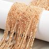 Natural Citrine(Heated) Beads Strands G-RM250104-A8-5