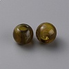 Acrylic European Beads OACR-WH0028-18F-2