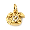 304 Stainless Steel Rhinestone Pendants STAS-A145-04L-G-1