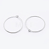 925 Sterling Silver Earring Hoop STER-K167-066S-1