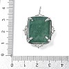 Natural Green Aventurine Pendants G-I381-01P-01-3