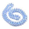 AB Color Plate Glass Beads Strands EGLA-P051-02A-A03-2