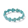 Dyed Synthetic Sea Turtle Beaded Stretch Bracelets for Women BJEW-JB09934-01-1