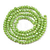 Electroplate Glass Beads Strands EGLA-A034-P8mm-B24-2