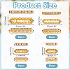 120Pcs 4 Styles Alloy Crystal Rhinestone Spacer Bars FIND-ME0004-07G-2