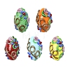 5Pcs 5 Colors Handmade Lampwork Beads LAMP-YW0004-23-1