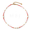 Fux Pearl & Round Glass Beaded Necklaces for Women XJ8967-1-1
