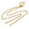 Brass Cable Chain Necklace Making KK-K337-12G-05-1