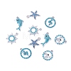 10Pcs 5 Styles Alloy Pendants FIND-TADJ0001-26C-2