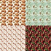 24Pcs 12 Styles Food Scrapbook Paper Pad PW-WG61BEF-01-3