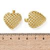 Brass Micro Pave Clear Cubic Zirconia Pendants KK-D221-19G-09-3