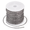 Brass Coated Iron Flat Cable Chains CH-TAC0007-02B-2