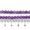 Natural Amethyst Round Bead Strands G-M212-4mm-01B-3